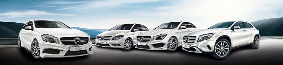 mercedes benz line-up of mdoels