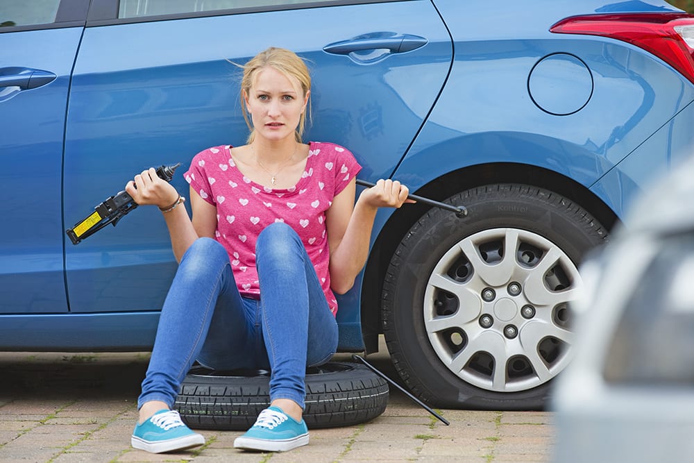  how to change car tyre