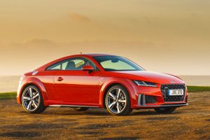 Audi TT in red