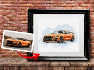 custom car sketch by FunnyThingsArtStudio